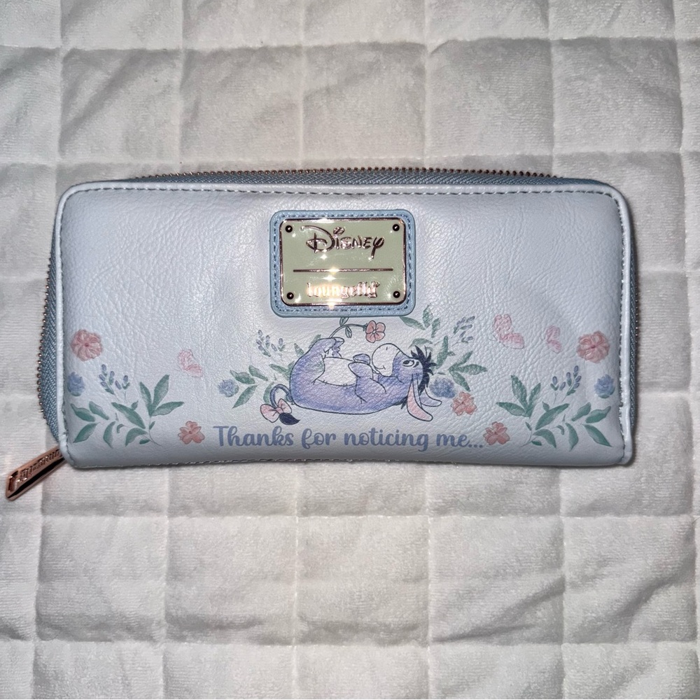 Loungefly Light Blue Floral Wallet